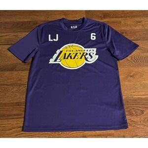NBA Ultra Game Los Angeles Lakers LeBron James 6 Purple Shirt Mens Medium